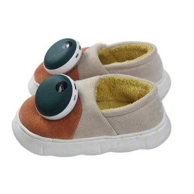 Elektrische verwarming katoenen schoenen winter voetverwarmer voor vrouwen met grafeen technologie