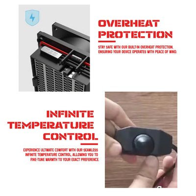 Stijlvolle elektrische voetverwarmer met grafene verwarming ergonomisch ontwerp instelbare temperatuur