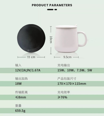 Stijlvolle koffiemok met verwarming De ultieme combinatie van stijl en functionaliteit