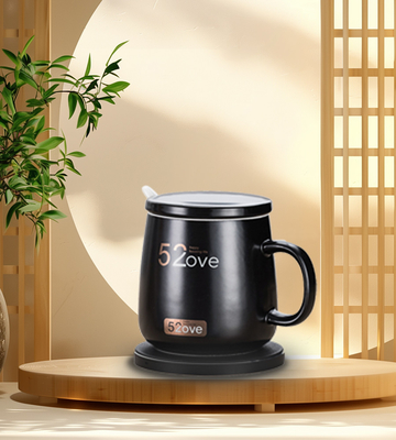 Stijlvolle koffiemok met verwarming De ultieme combinatie van stijl en functionaliteit