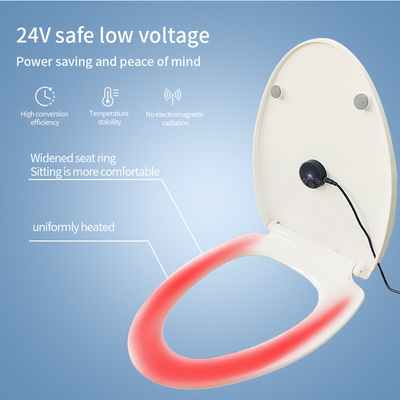 Grafeenverwarmingstechnologie Wasbaar toiletstoelbedekkingspad met instelbare temperatuur