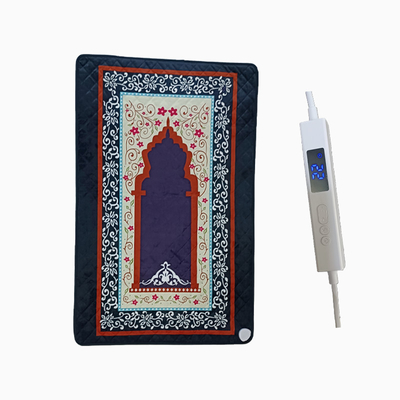 Gepersonaliseerde moderne religieuze verwarmde gebed mat eenvoudig ontwerp elektrische verwarming gebed pad thuis gebruik moslim islamitisch