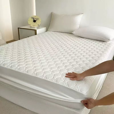 Op maat gemaakte elektrische verwarming matras bedekking Dual Zones Control Grafeen technologie en antibacteriële stof