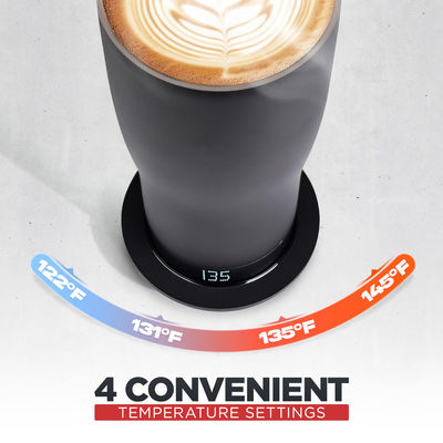 Custom Smart verwarmde koffiebeker LED-scherm zelfregulerende temperatuur voor handig direct drinken voor reizen auto gemaakt