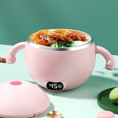 300 ml Baby Food Warmer Bowl HW01 Draagbare elektrische grote roestvrijstalen babyvoedingscontainer Baby Food Warmer voor reizen