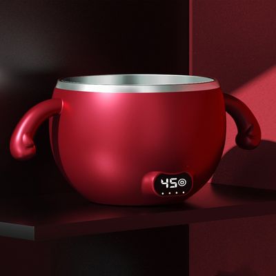 300 ml Baby Food Warmer Bowl HW01 Draagbare elektrische grote roestvrijstalen babyvoedingscontainer Baby Food Warmer voor reizen