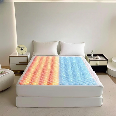 OEM Dual Zones Control Bed And Blanket Cooling System Warm And Safe Pod Bed Pad Voor Winter En Zomer Matras Topper