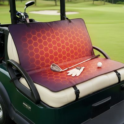 Golf verwarming pad verwarmd golf karretje zithoes met PU materiaal Drie temperatuurinstellingen en 4 uur automatisch uitschakelen timer voor warmte