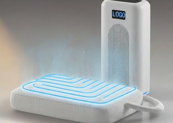 Verwarmings- en koelmatrasbeschermer met dubbele zone temperatuurregeling en zachte bamboevezel voor comfortabele nachten