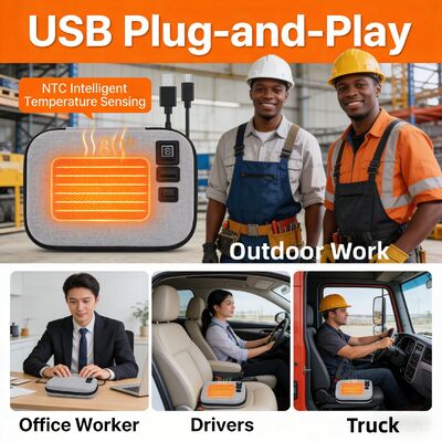 Draagbare Opvouwbare Voedselverwarmingszak Met Voedselveilige Aluminiumfolie Voering En USB-Aangedreven Verwarmingstechnologie Voor Altijd