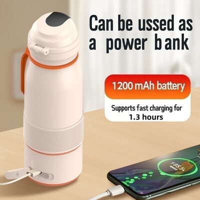 Draadloze babyfleswarmer met grote capaciteit en hoge warmteomrekeningskoers voor snelle verwarming geschikt voor reizen