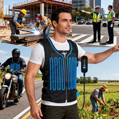 Smart Cooling Vest Energy Backpack koelsysteem met instelbare temperatuur en duurzame nylon constructie voor buiten