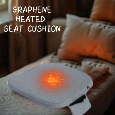 Versatile Graphene Heated Cushion For Women Elderly Office Workers And Travelers