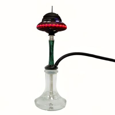 Draagbare draadloze shisha waterpijp met lange batterijduur en levendige RGB-verlichtingseffecten, ideaal voor reizen en buitenactiviteiten