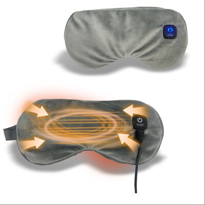 Draadloze oogmaskers voor droge ogen Oogverlichting, verbeterde slaap, wasbaar oogverwarmingspad voor reizen en met vervangbare schel