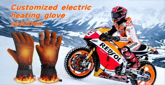 CE FCC RoHS Certified USB Heated Riding Gloves Adjustable Thermostat Waterproof for RV Household Use-Custom Electric Heating