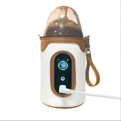 Sheerfond USB draagbare melkverwarmer 5V2A laagdrukveilige babyflesverwarmers met poly/cotton/EVA materiaal voor baby's
