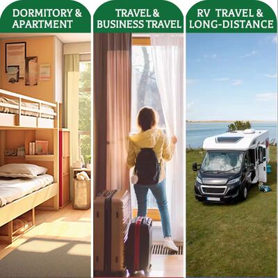 Draagbare elektrische opvouwbare kledingdroger Kleine opvouwbare verwarmde kleding Air Hanging Dryer Mini Air Blower Kledingdroger voor thuis