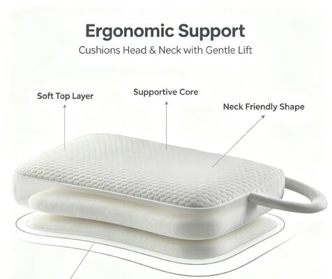 Electric Heating Pillow Suitable for Year Round Providing Both Cooling and Heating Functions to Fit Seasonal Comfort Needs