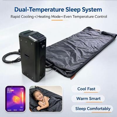 Koel slaapzak gemaakt van polyurethaan met temperatuurregeling in twee zones voor comfortabele campingreizen en thuis