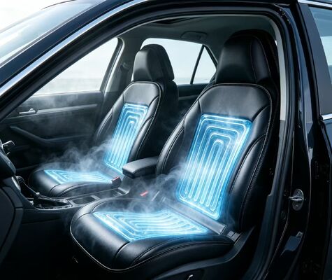 Auto stoelkussen met waterkoeling en verwarming, biedt consistente temperatuurregeling met een veilig verbruik voor 12 volt voertuigsystemen