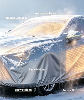 Flexibele auto verwarmingshoes die verwarming en bescherming biedt tegen sneeuw, vorst en vriestemperaturen voor diverse voertuigtypes