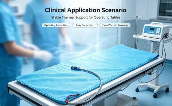 Elektrisch verwarmd pad Flexibel waterdicht verwarmingspad Medische kwaliteit voor operatietafel chirurgie en revalidatietherapie