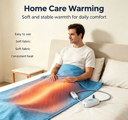 Elektrisch verwarmd pad met grafeen verwarmingselement dat zorgt voor een snelle en gelijkmatige verdeling van warmte over het hele pad voor thermisch comfort