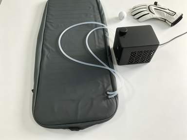 Water resistant golf heating pad with built in PTC ceramics for safe and comfortable heating and cooling on golf carts