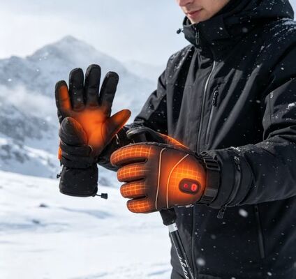 Elektrisch Verwarmde Handschoenen Graphene Snelle Verwarming, Verstelbare Temperatuur Waterdichte Thermische Handwarmers, Custom Logo & Verpakking Beschikbaar