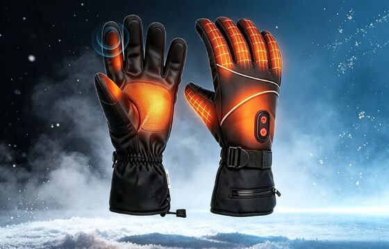 Touchscreen grafeen verwarmd handwarmer, duurzaam en temperatuurverstelbaar waterdicht, winddicht, sneeuwdicht elektrisch handschoenen
