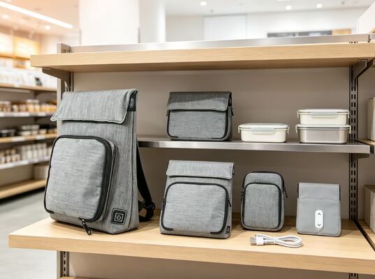 USB-verwarmingslunchsaag van polyestervezel, waterdichte lekkagebestendige voedselverwarmer, verwijderbare wasbare verwarmingseenheid,50-59°C,temperatuurregeling van 3 niveaus voor het verwarmen van maaltijden onderweg