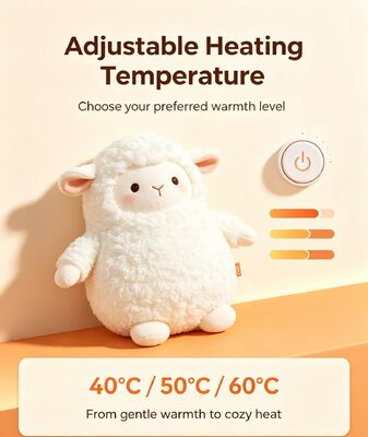 Multi-Scene draagbare schapenverwarmer, USB Power Bank ondersteund voor gebruik onderweg, zachte touch handwarmer 3 snelheid verwarming instellingen CE FCC RoHS gecertificeerd