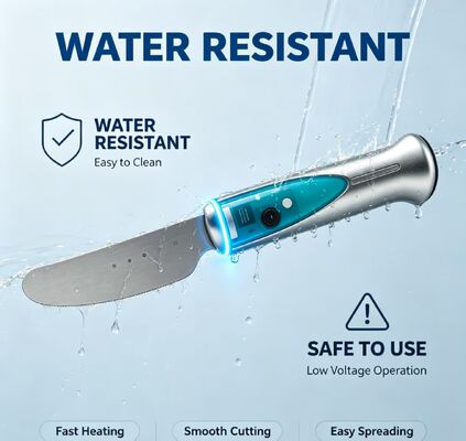 Baking Must-have Electric Butter Heating Knife, Waterproof Touch Control Butter Softening Cutter, 1020mAh USB Rechargeable, Great Kitchen Gadget Gift