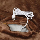 Draagbare elektrisch verwarmde kledingsjaal USB opladen 50 graden pluche materiaal ODM