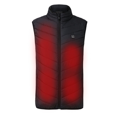 Mensen wintervest jas met USB aangedreven elektrisch verwarmd vest en geavanceerde verwarmingstechnologie
