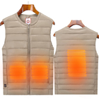 Wasbaar Beneden Elektrisch Verwarmd Vest Usb die Graphene laden voor Unisex-