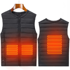Wasbaar Beneden Elektrisch Verwarmd Vest Usb die Graphene laden voor Unisex-