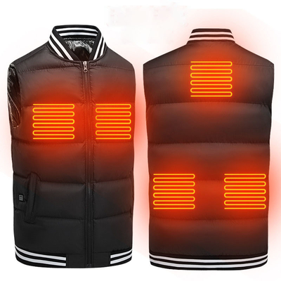 USB elektrisch verwarmde kleding met grafeen verwarmingspaneel voor mannen winterkleding elektrisch vest