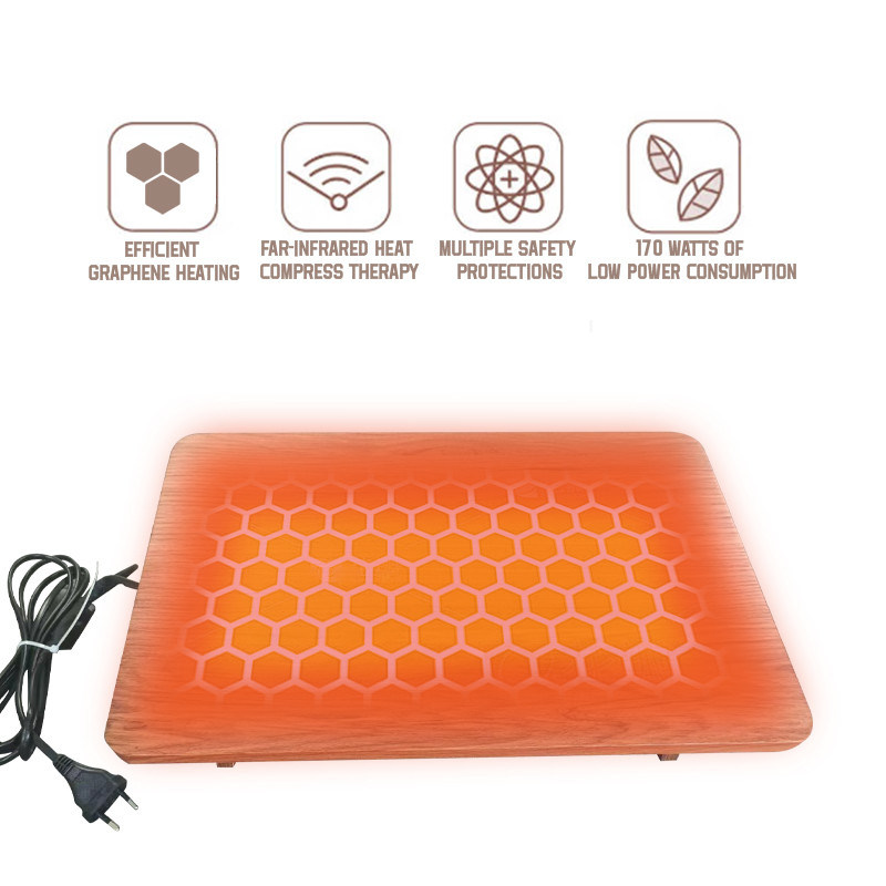 Gemakloos Comfort Elektrische voetverwarmer Hocker Met Grafeen Verwarming Ergonomisch ontwerp