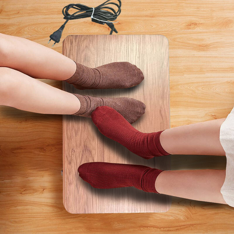 Warm verkopen Gemakloos Comfort Elektrische voetverwarmer Hocker Met Grafeen Verwarming Ergonomisch ontwerp