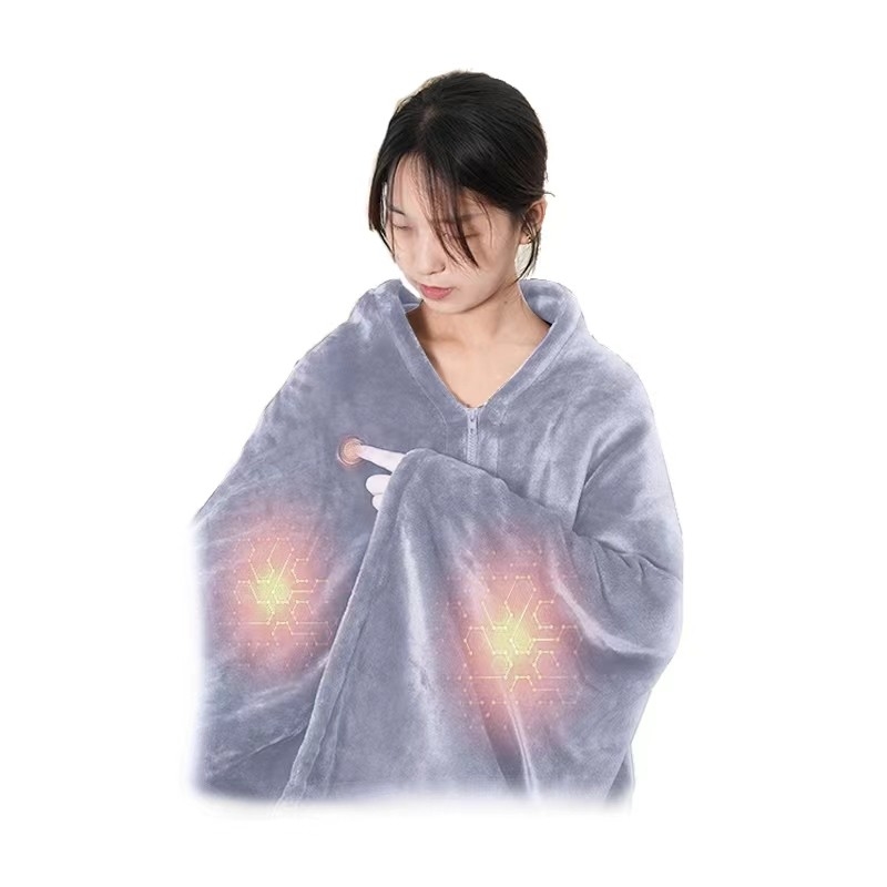 Ervaar ultieme comfort met ultra-luxe konijnen bont stof grafeen infrarood warmte deken