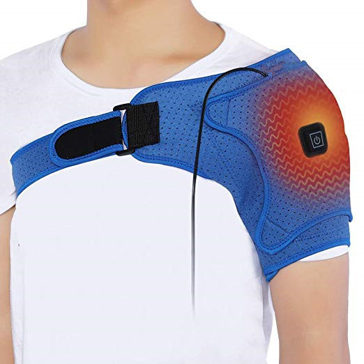 Oplaadbare Warmtetherapie Wrap 7inch × 7inch Maat Wasbaar voor Frozen Shoulder OEM
