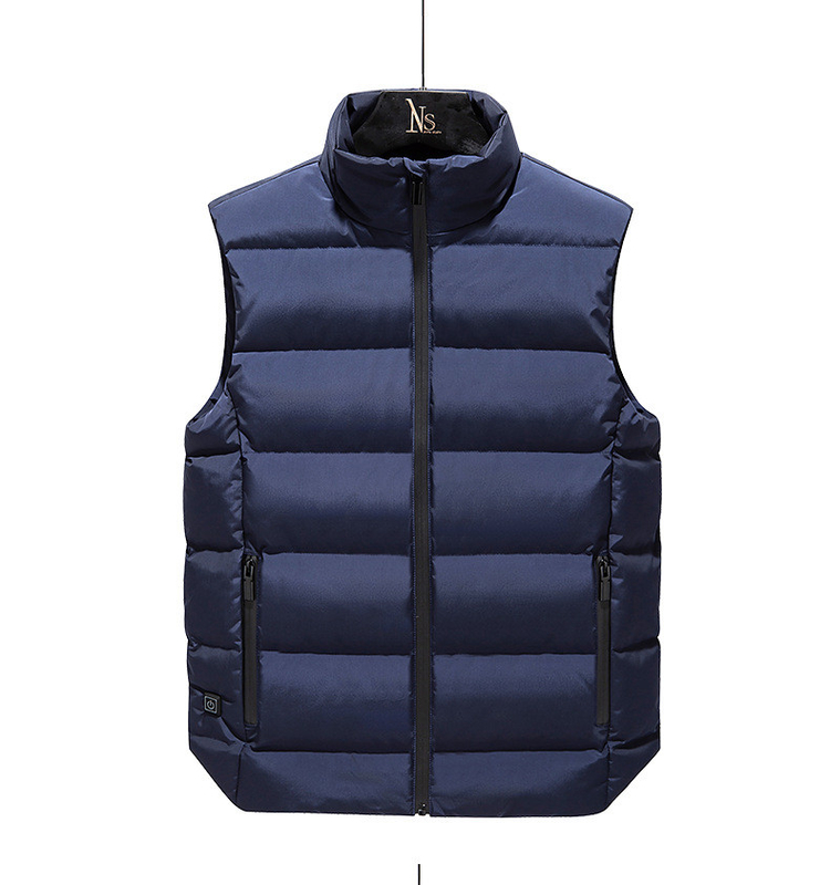 Elektrisch verwarmde kleding snelle verwarming USB aangedreven vest voor buitenactiviteiten in de winter