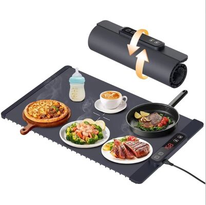 Smart Home Multifunktioneel vouwbaar Hot Chopping Board Mat Flexibel Silicone Warm Vegetable Po Warm Preservation Rollabel