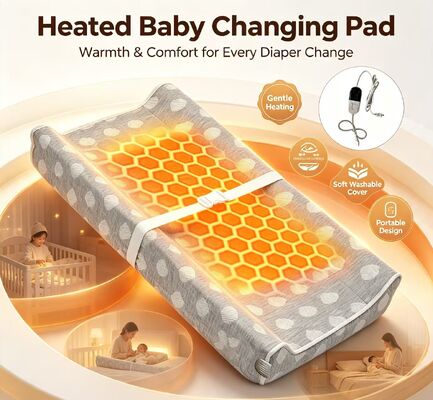 babyverwarmingspad zachte temperatuurregeling zacht stof veilig en effectief kalmerende warmte voor pasgeborenen en jonge kinderen
