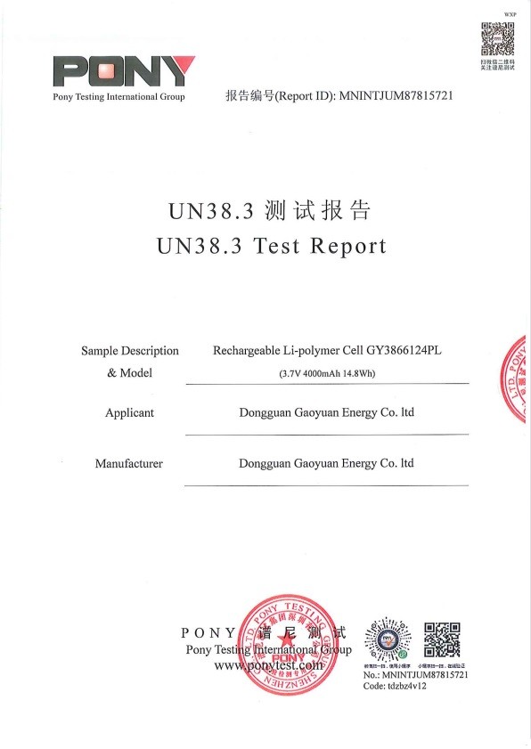 China Dongguan Sheerfond New Materials Co., Ltd. Certificaten